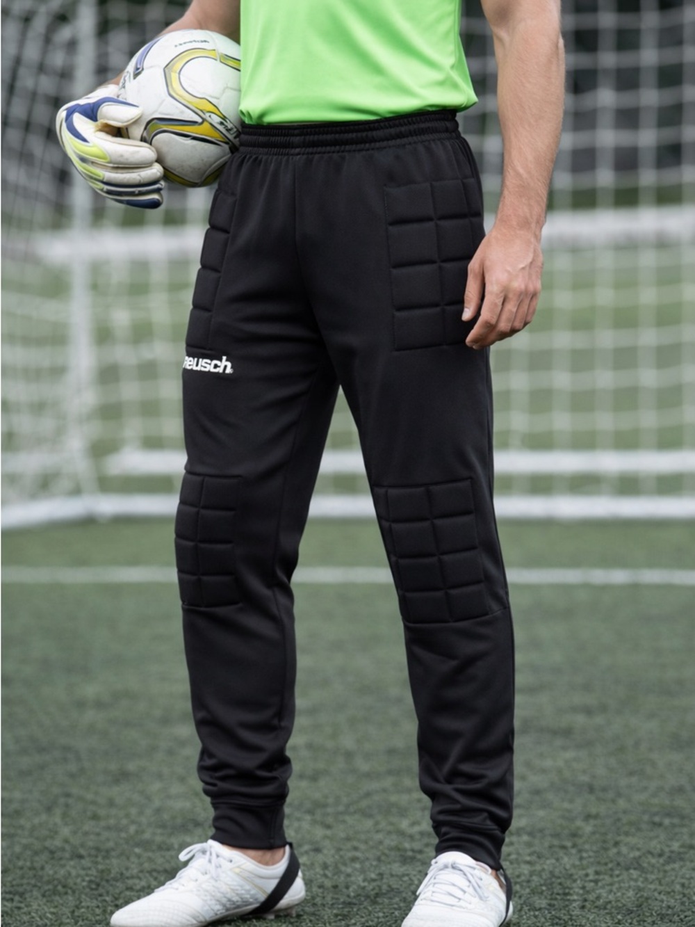 Reusch Goalkeeper Pants Adult XLarge Black Padded Soccer GK‎ NWT
